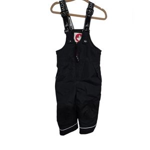 Canada Weather Gear Black Snow Bib Overalls 24 Months